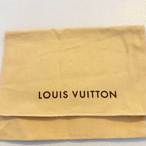 Authentic Louis Vuitton Dust Bag Envelope Flap 7.25" x 5.5" for wallet / belt - Picture 4 of 4